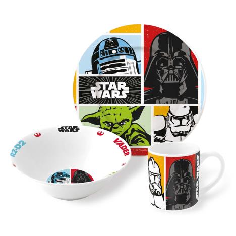 Star Wars Ceramic 3 Piece Breakfast Set £8.99